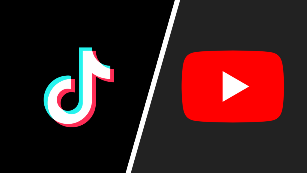 youtube e tiktok, trabalhando de casa